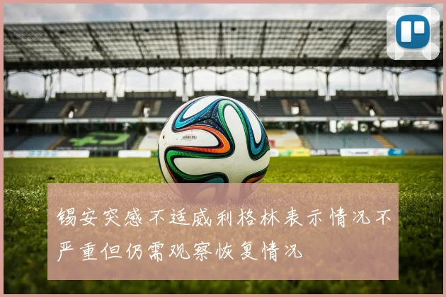 锡安突感不适威利格林表示情况不严重但仍需观察恢复情况